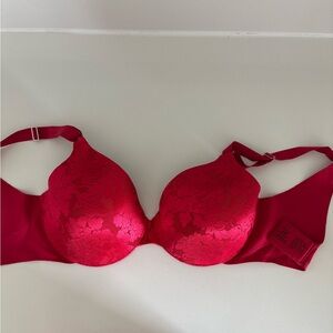 Soma Vibrant Red Lace Bra